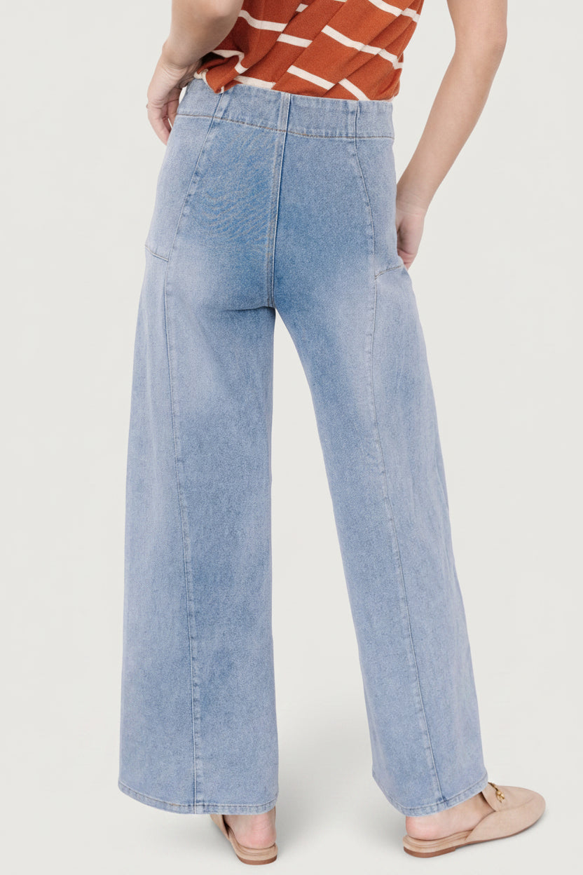 Emmi Mid Rise Wide Leg Jeans | Medium Wash