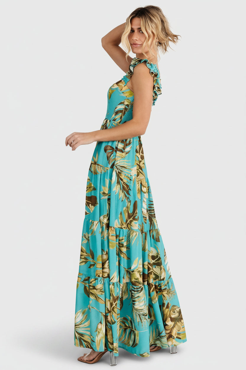 Encinitas Maxi Dress Caribbean Blue | Baltic Born M Encinitas Maxi Dress Caribbean Blue | Baltic Born M