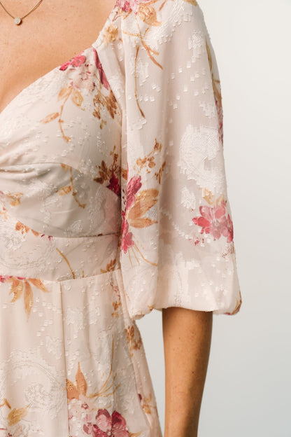 Estefania Maxi Dress | Blush + Pink Floral - Baltic Born