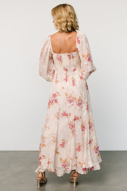 Estefania Maxi Dress | Blush + Pink Floral - Baltic Born