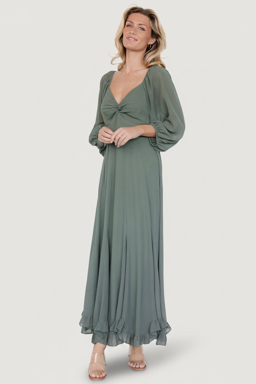 Baltic Born Womens Estefania Maxi Dress | Dark Sage | Size: Small Baltic Born Womens Estefania Maxi Dress | Dark Sage | Size: Small