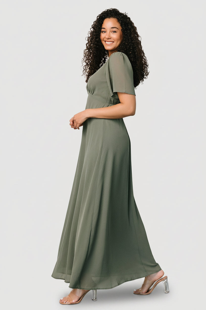 Esti Maxi Dress | Dark Sage