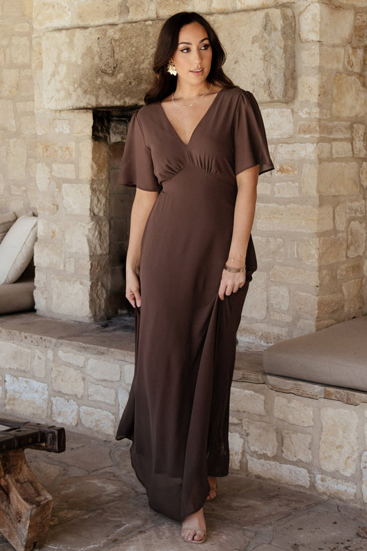 Esti Maxi Dress | Espresso - Baltic Born