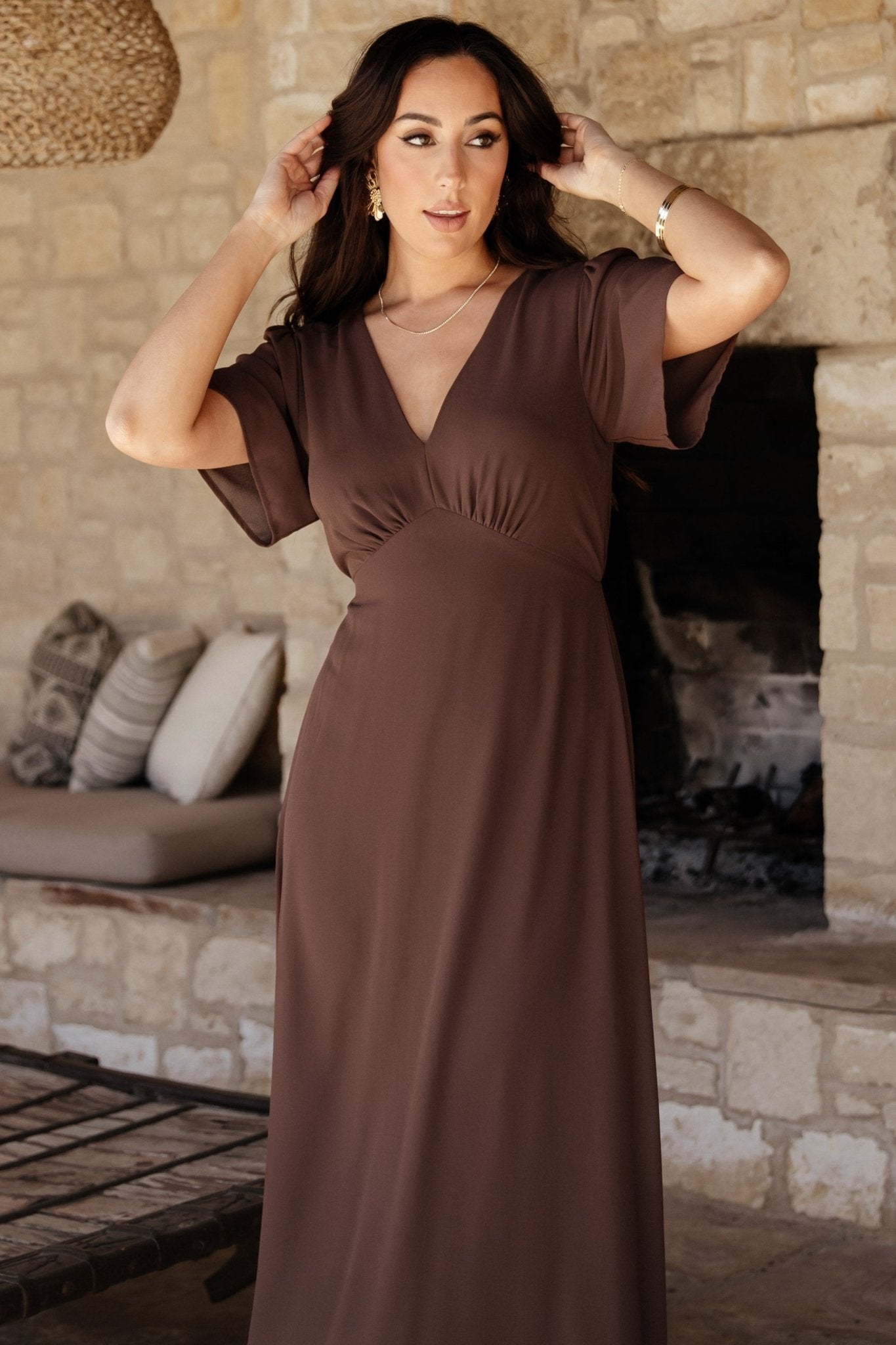 Esti Maxi Dress | Espresso - Baltic Born