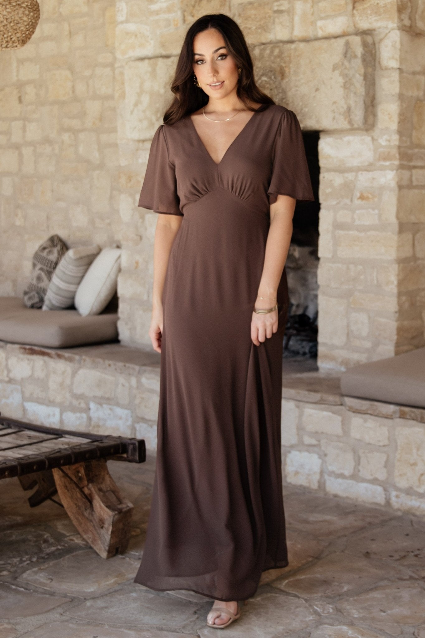 Esti Maxi Dress | Espresso - Baltic Born