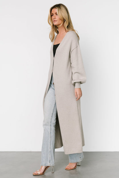 Ethel Long Cardigan | Gray - Baltic Born