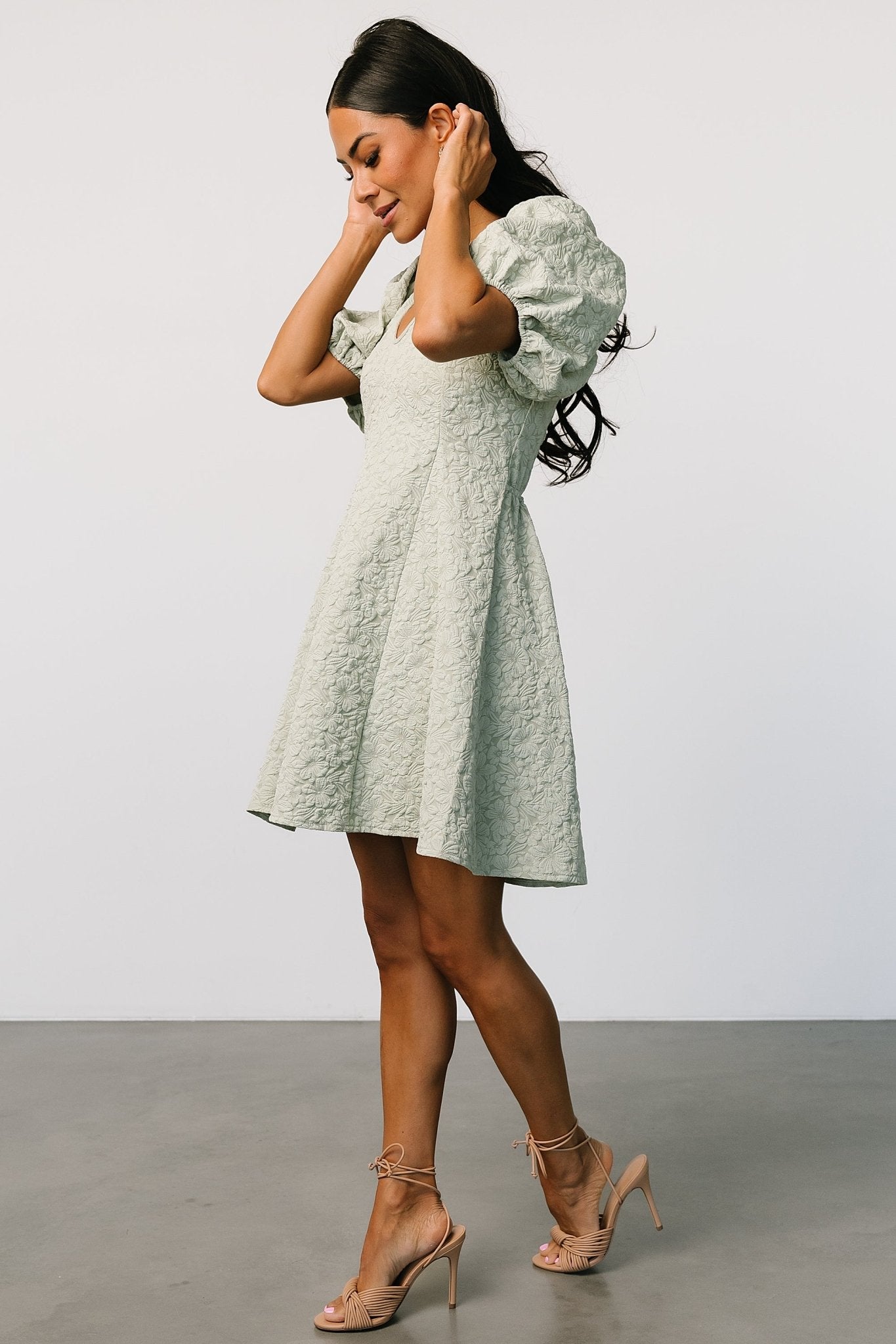 Eulalie Mini Dress | Sage - Baltic Born