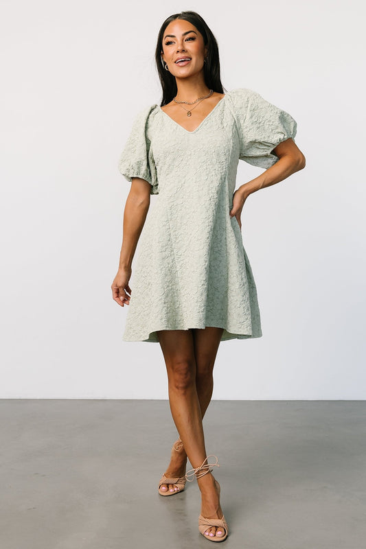 Eulalie Mini Dress | Sage - Baltic Born