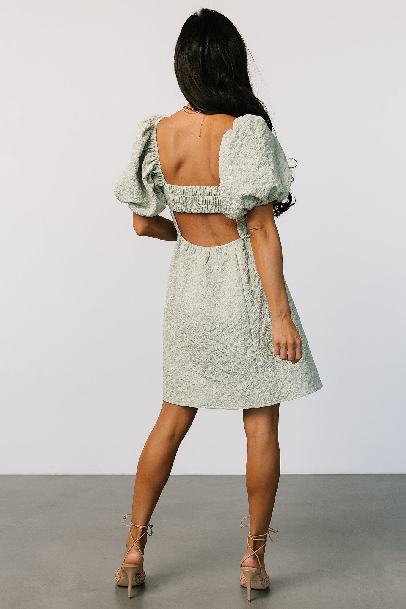 Eulalie Mini Dress | Sage - Baltic Born