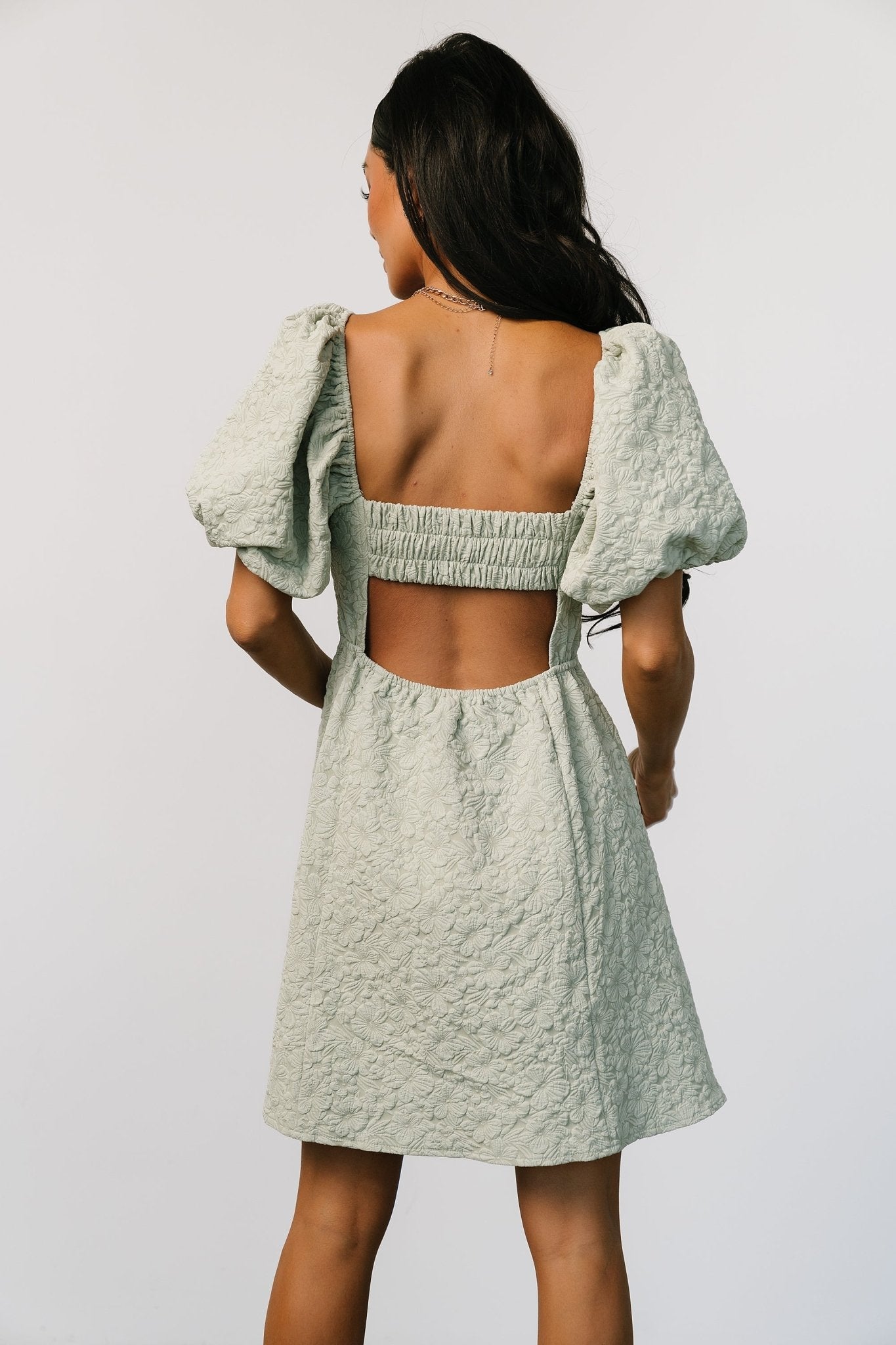 Eulalie Mini Dress | Sage - Baltic Born