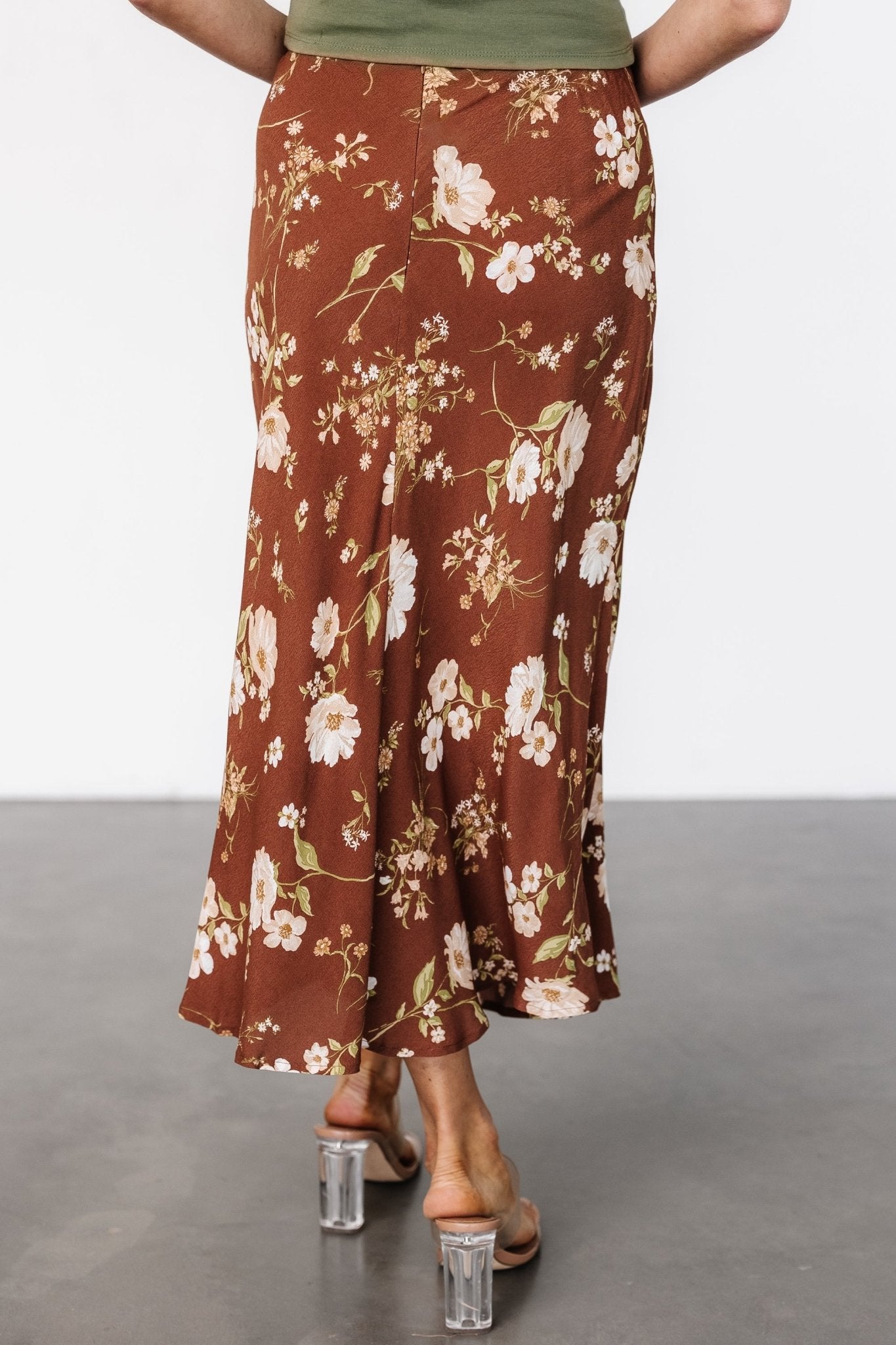 Fairchild Skirt | Brown Floral - Baltic Born