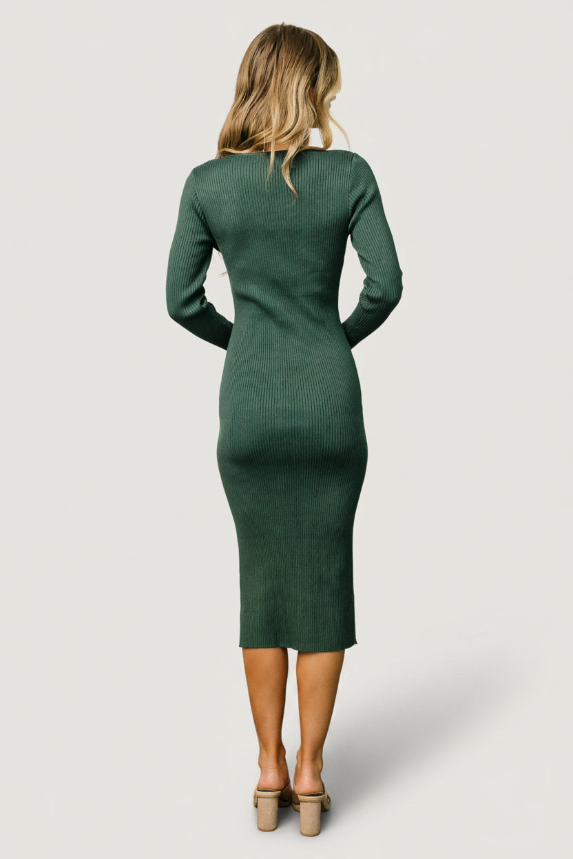 Fairmount Ribbed Midi Dress