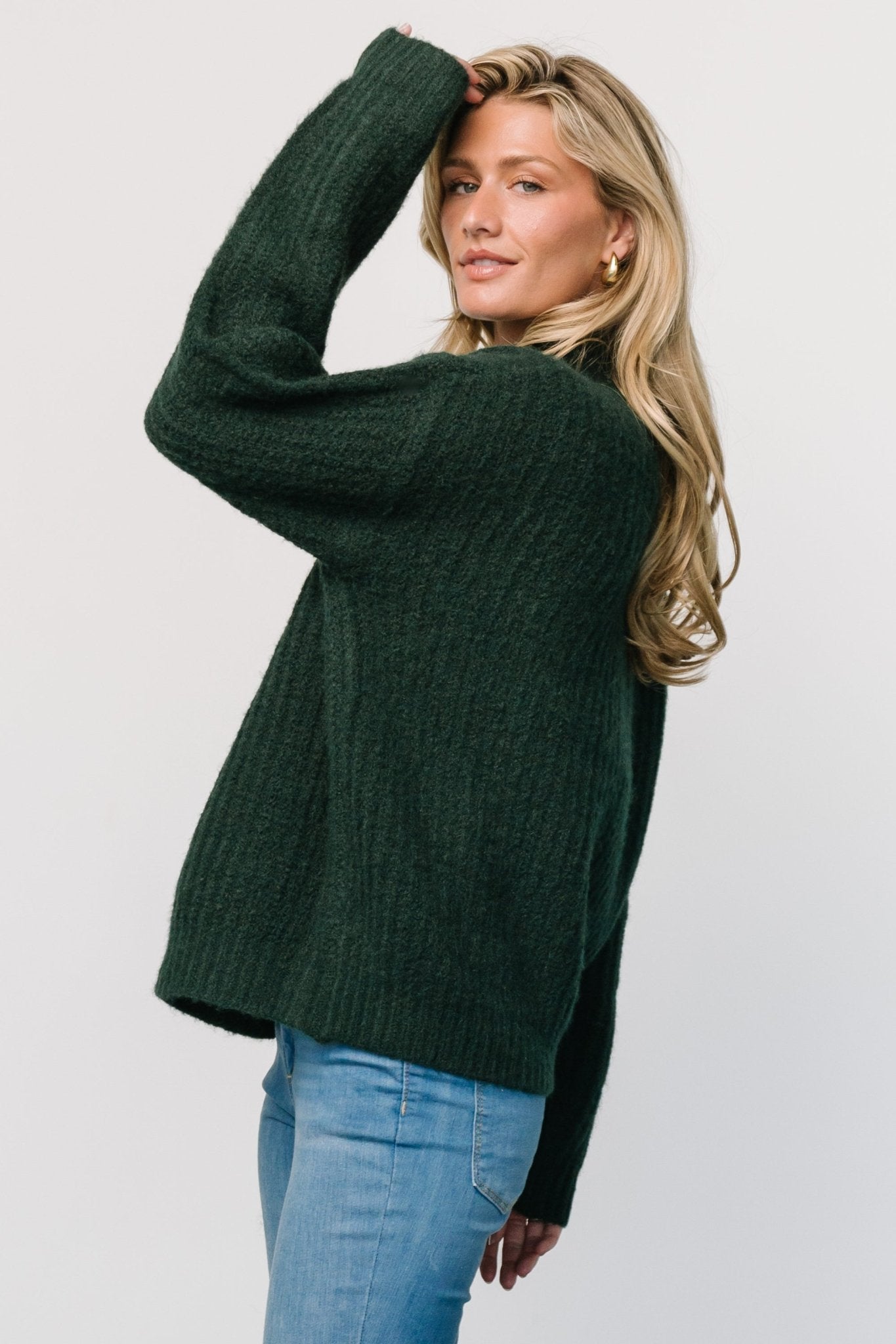 Fallon Sweater | Dark Green - Baltic Born