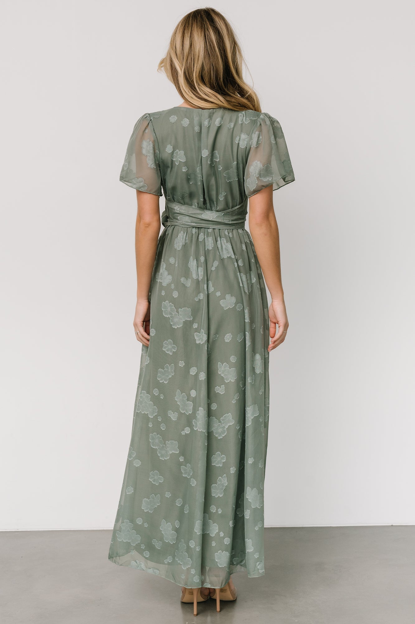 Faye Maxi Dress | Eucalyptus - Baltic Born