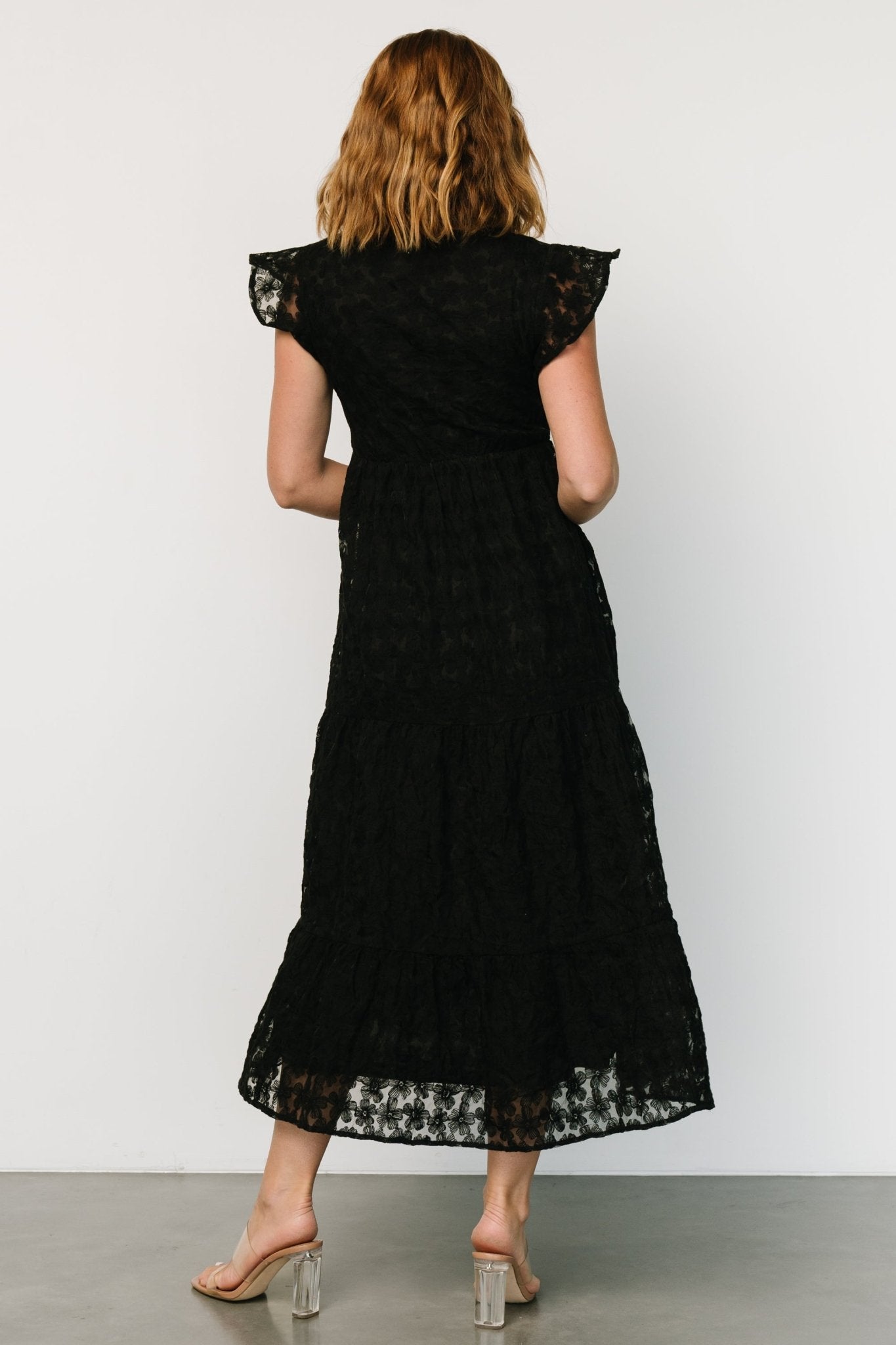 Ferrara Lace Maxi Dress | Black - Baltic Born