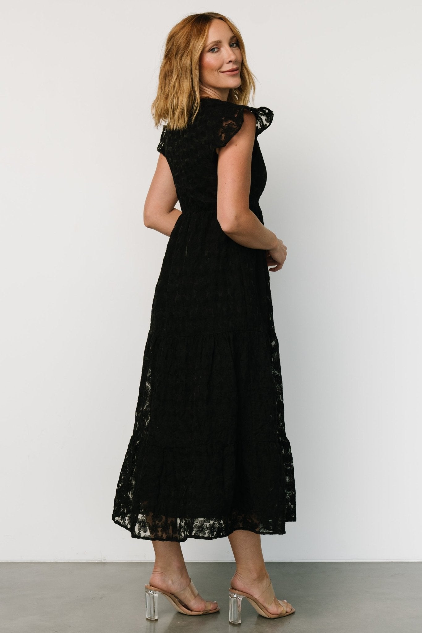 Ferrara Lace Maxi Dress | Black - Baltic Born