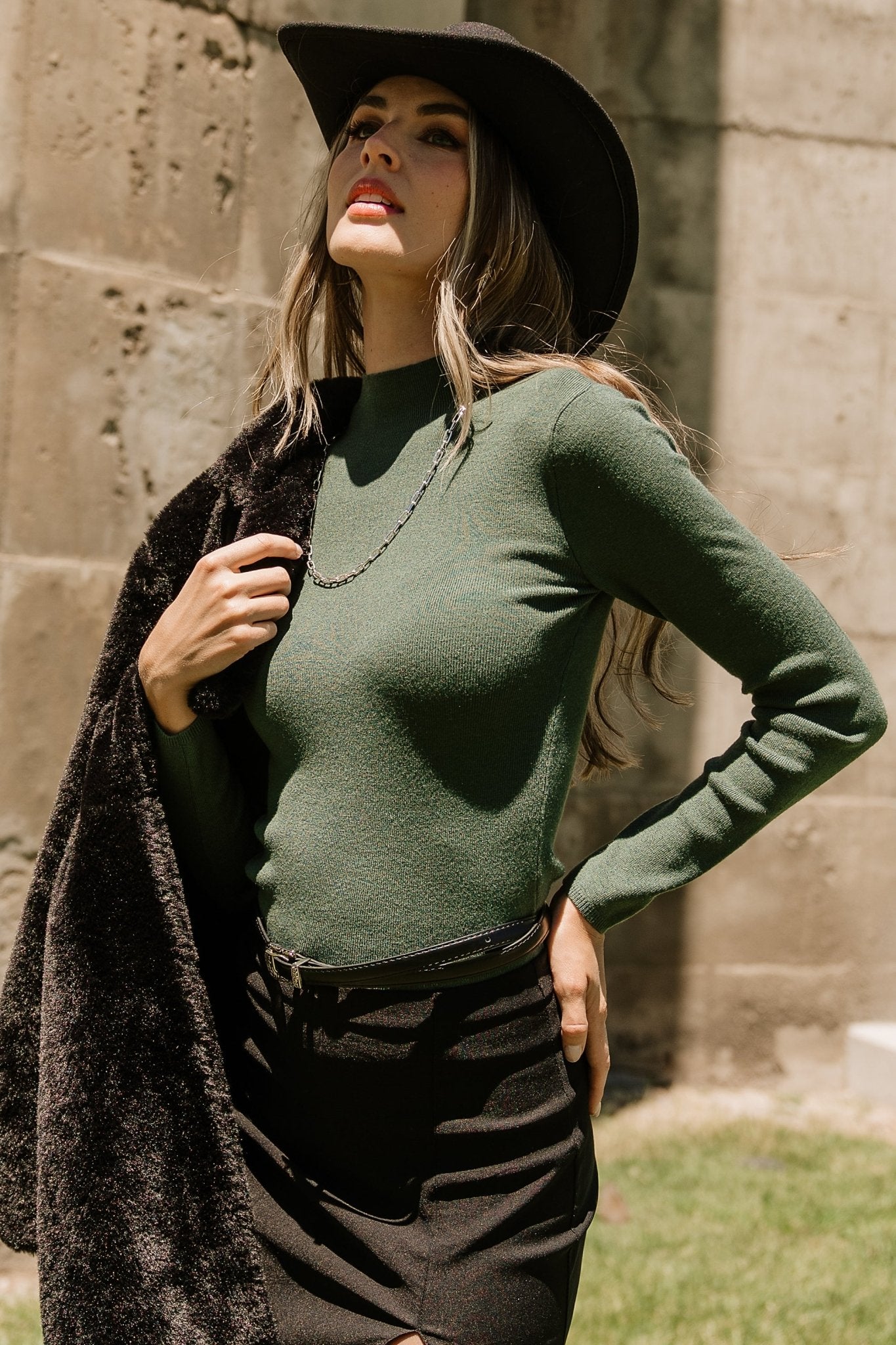 Frances Knit Top | Green - Baltic Born