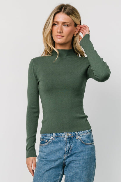 Frances Knit Top | Green - Baltic Born