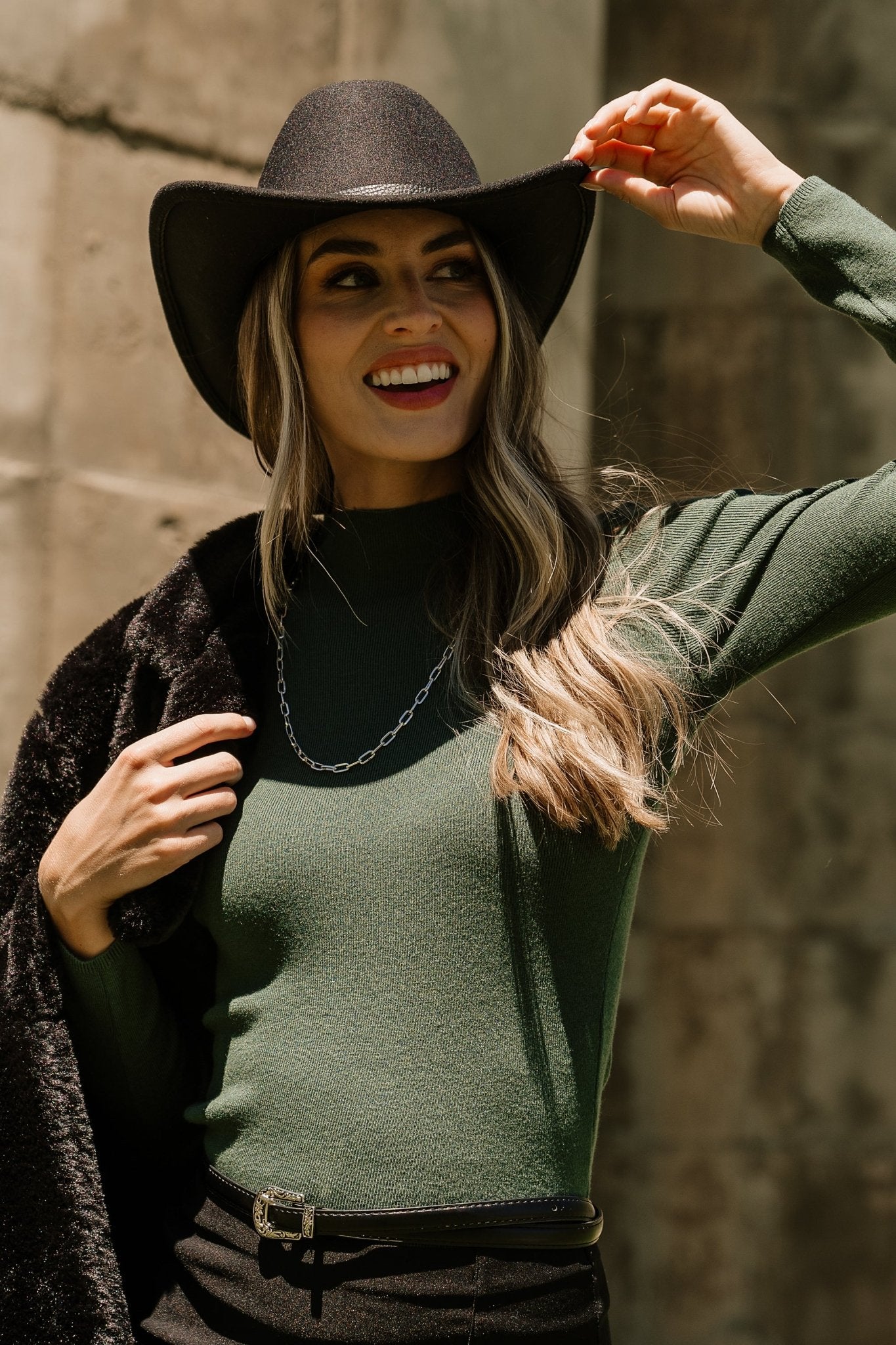 Frances Knit Top | Green - Baltic Born