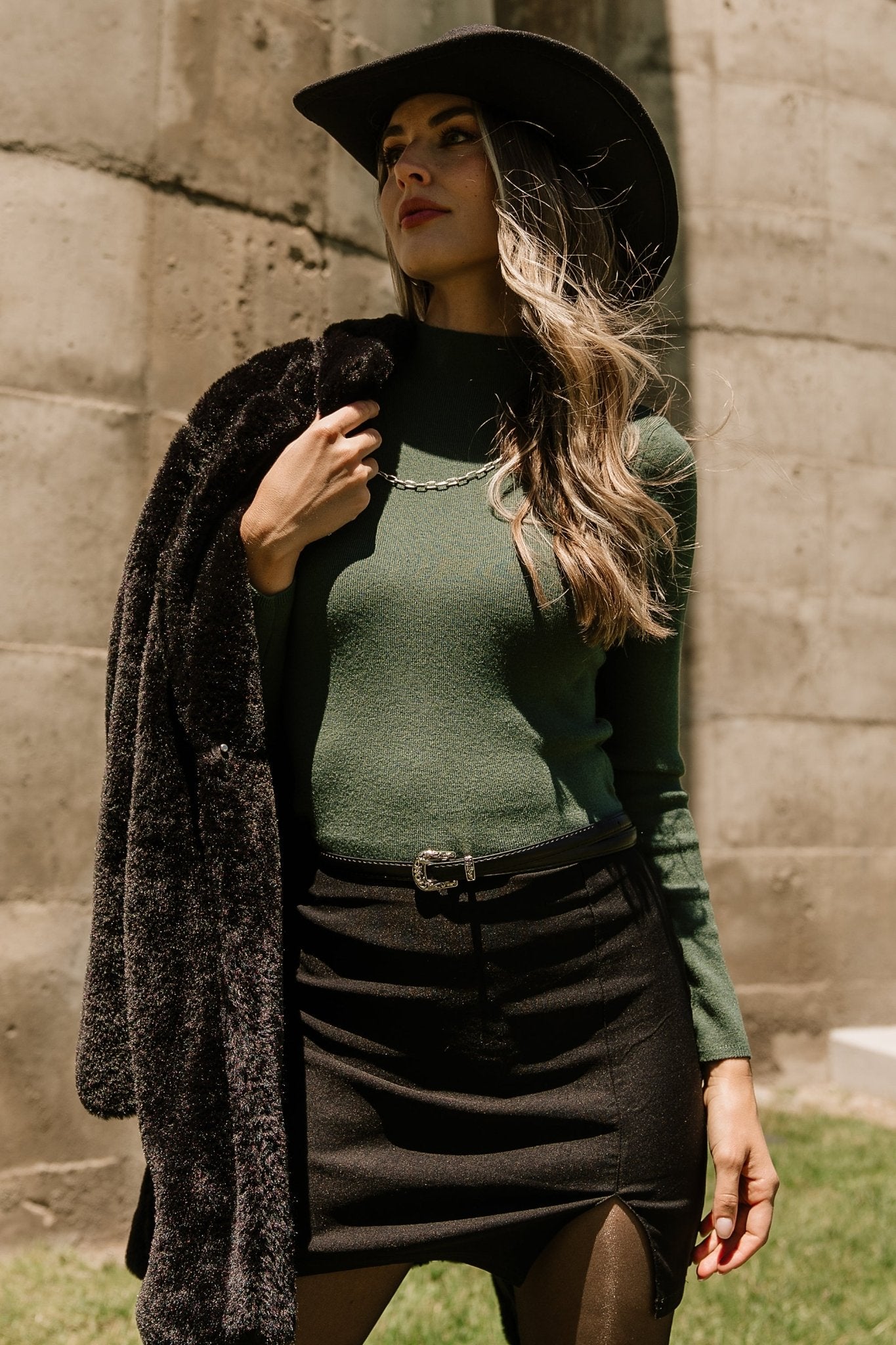 Frances Knit Top | Green - Baltic Born