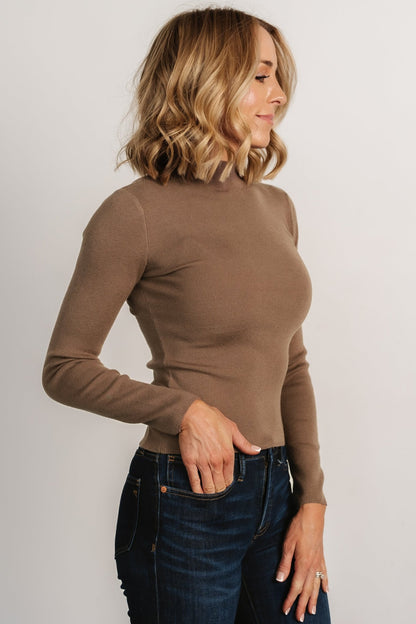 Frances Knit Top | Mocha - Baltic Born