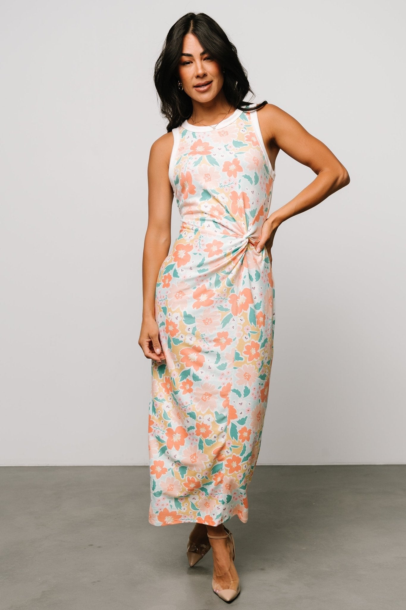 Fresno Tank Maxi Dress | Multi Floral - Baltic Born