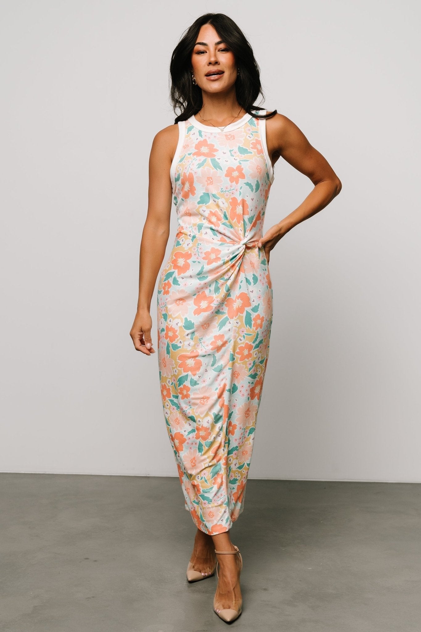 Fresno Tank Maxi Dress | Multi Floral - Baltic Born