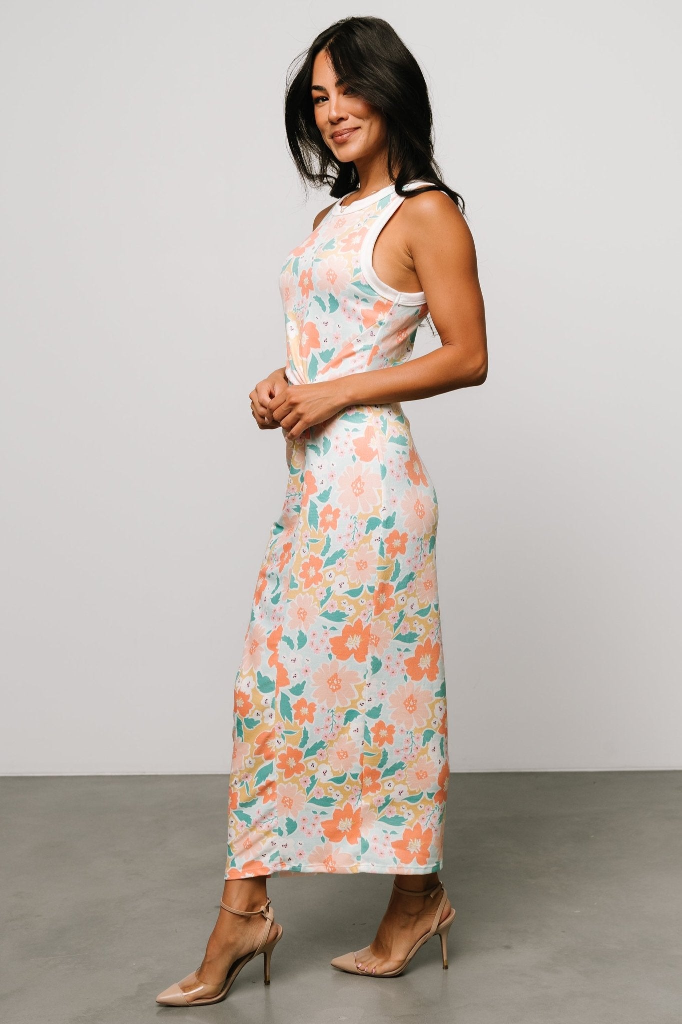 Fresno Tank Maxi Dress | Multi Floral - Baltic Born