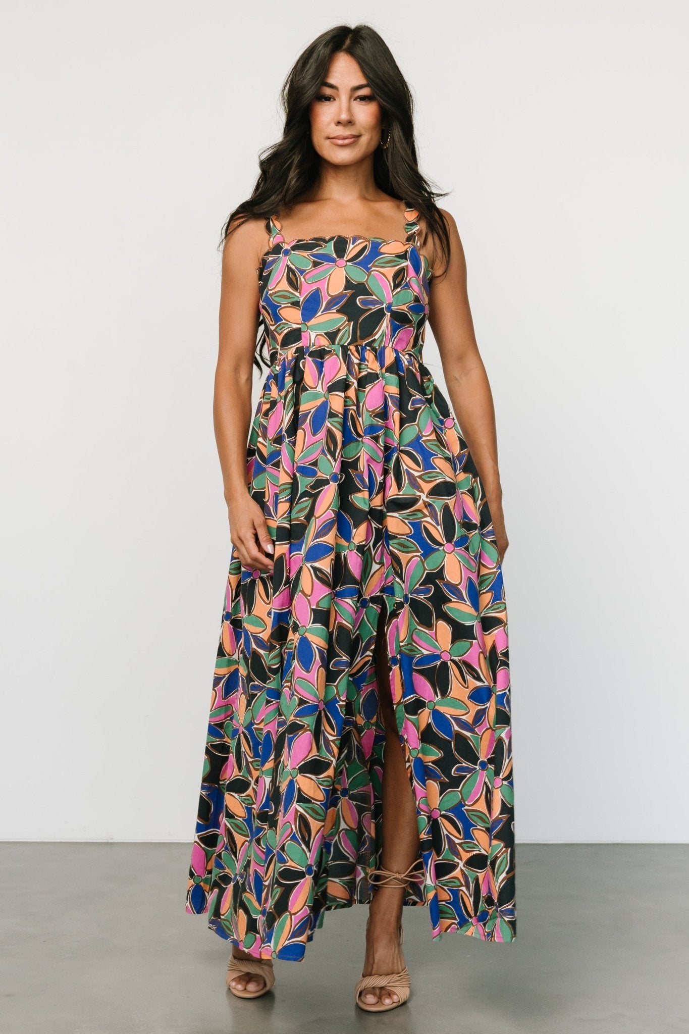 Frida Tank Maxi Dress | Multi Print - Baltic Born