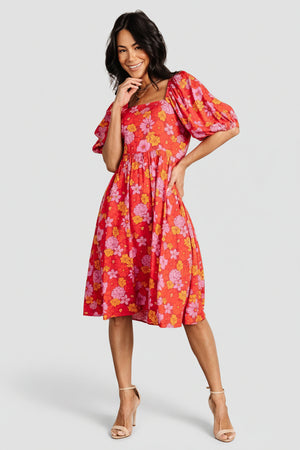 short floral dress Analeigh Mini Dress main image 1