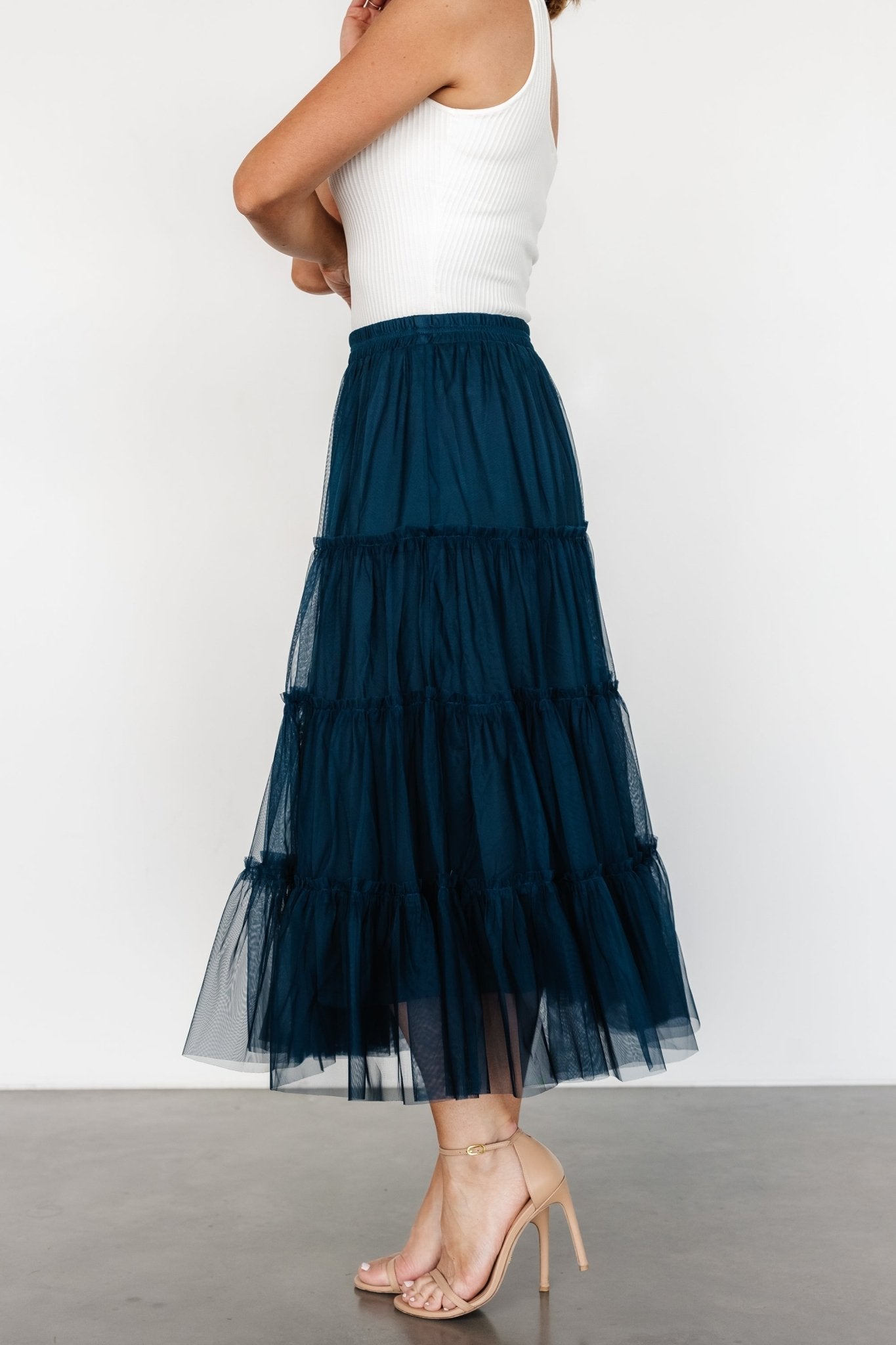 Galena Tulle Skirt | Deep Topaz - Baltic Born