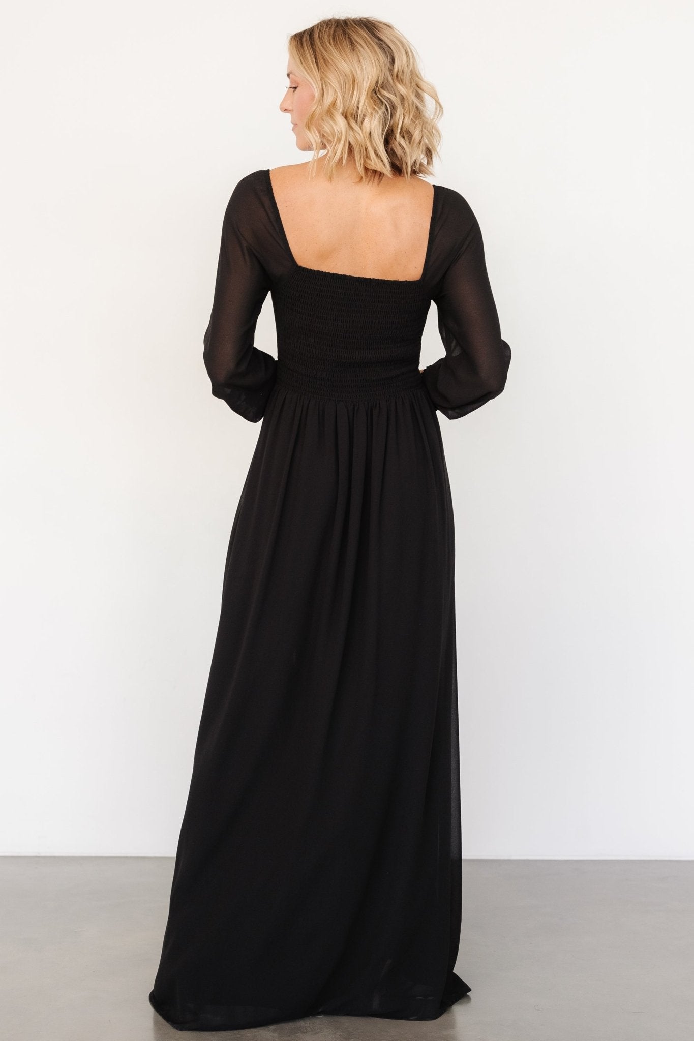 Giselle Maxi Dress | Black - Baltic Born