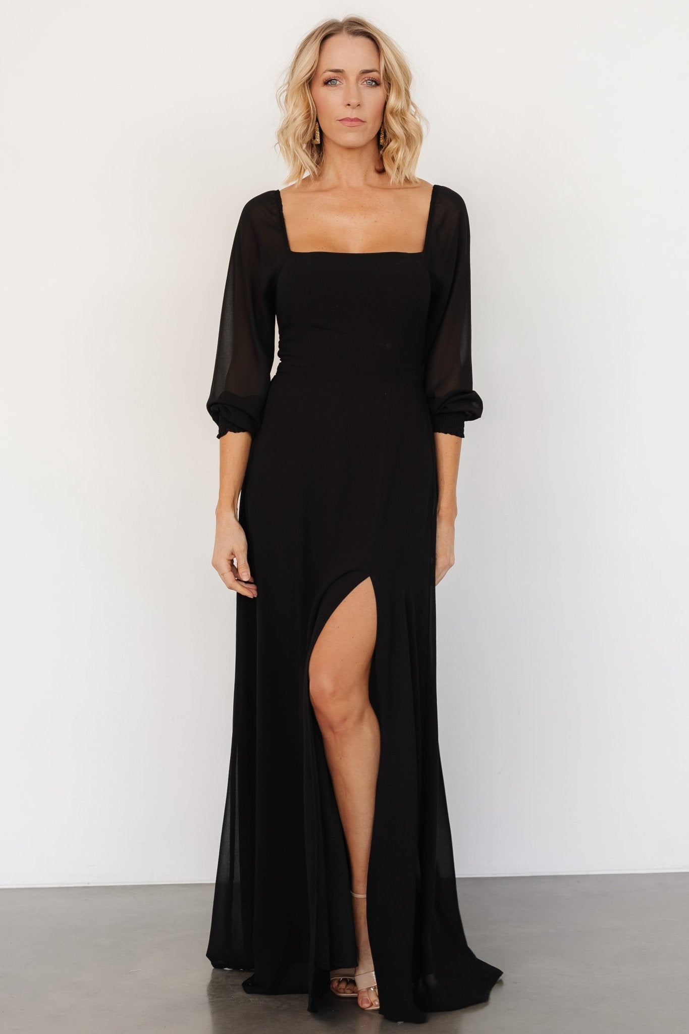 Giselle Maxi Dress | Black - Baltic Born