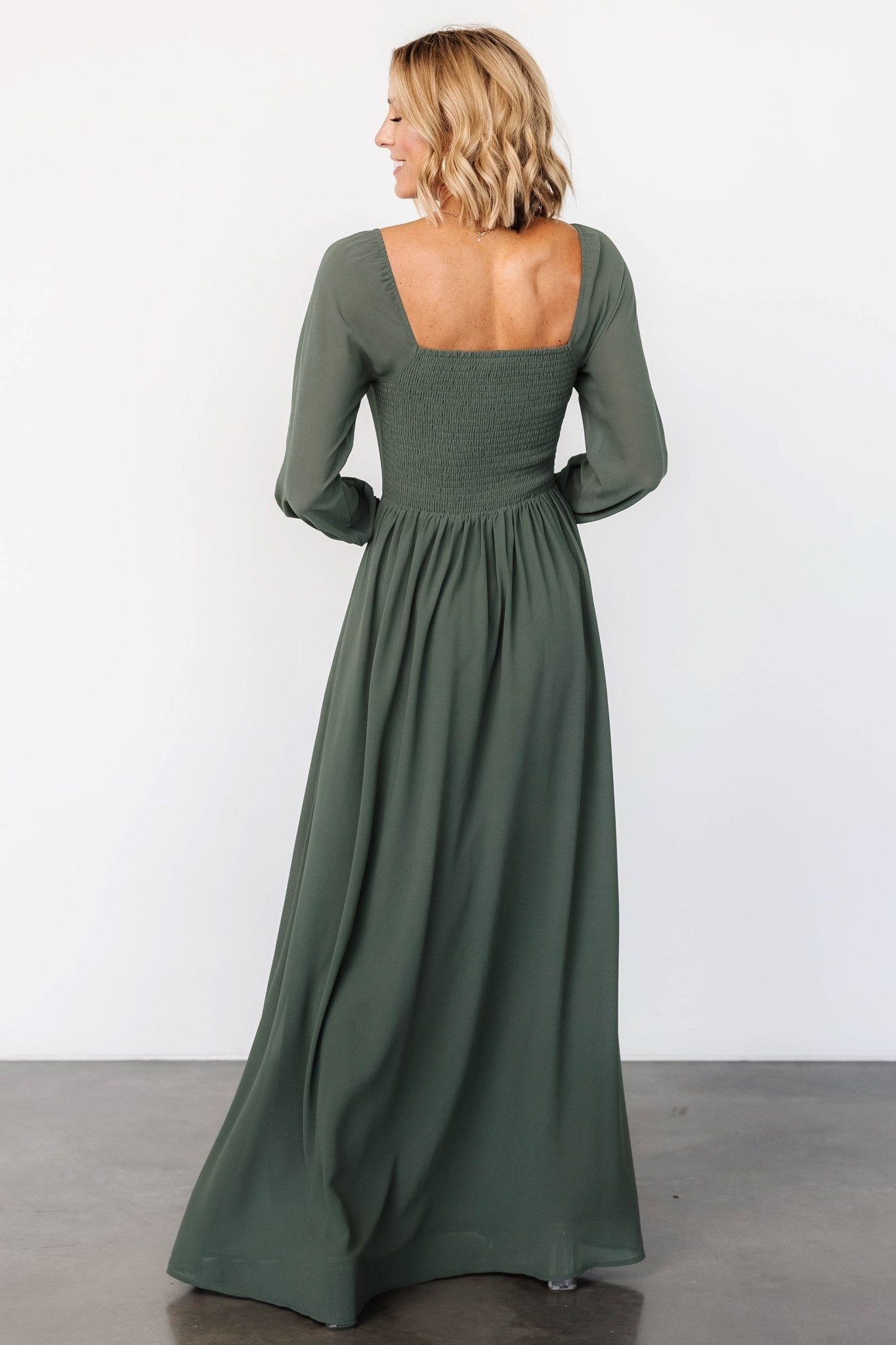 Giselle Maxi Dress | Dark Sage - Baltic Born