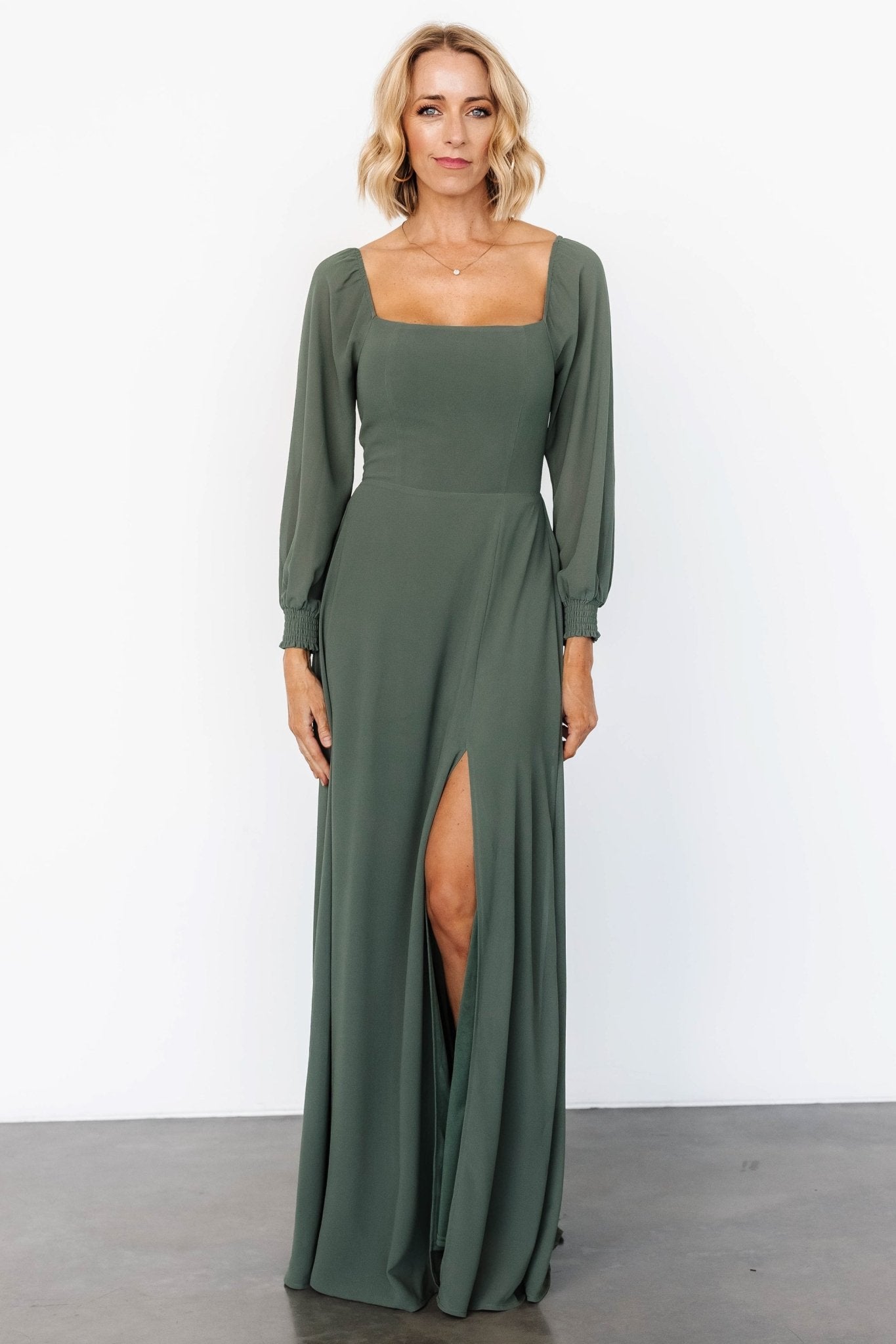 Giselle Maxi Dress | Dark Sage - Baltic Born