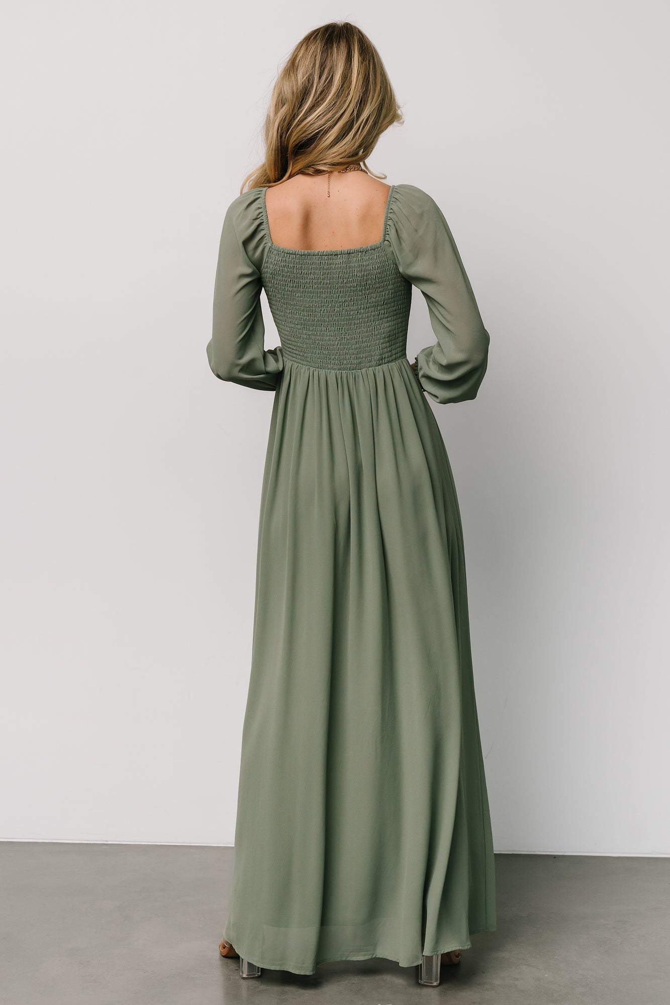 Giselle Maxi Dress | Eucalyptus - Baltic Born