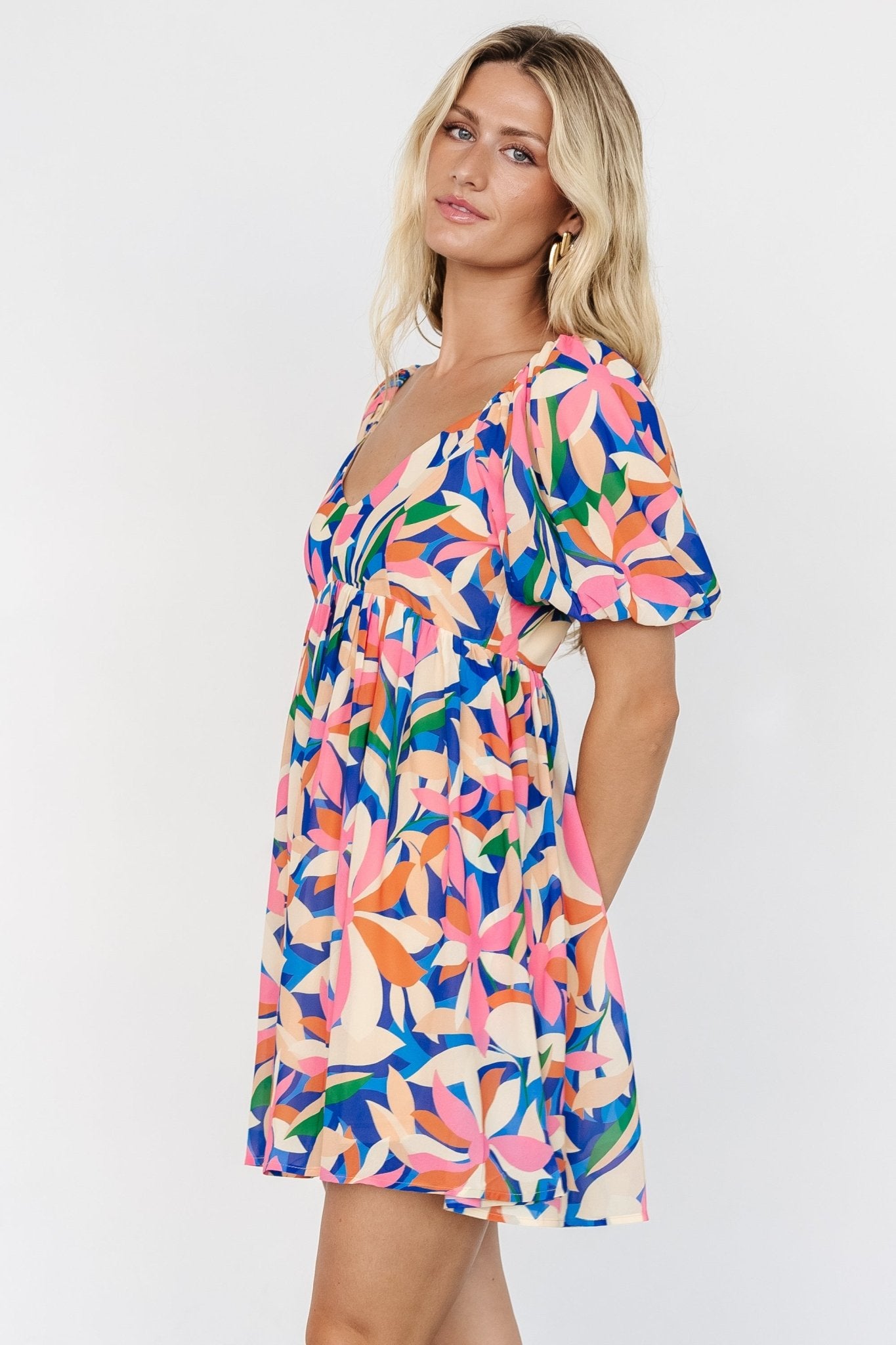 Giulia Mini Dress | Multi Print - Baltic Born