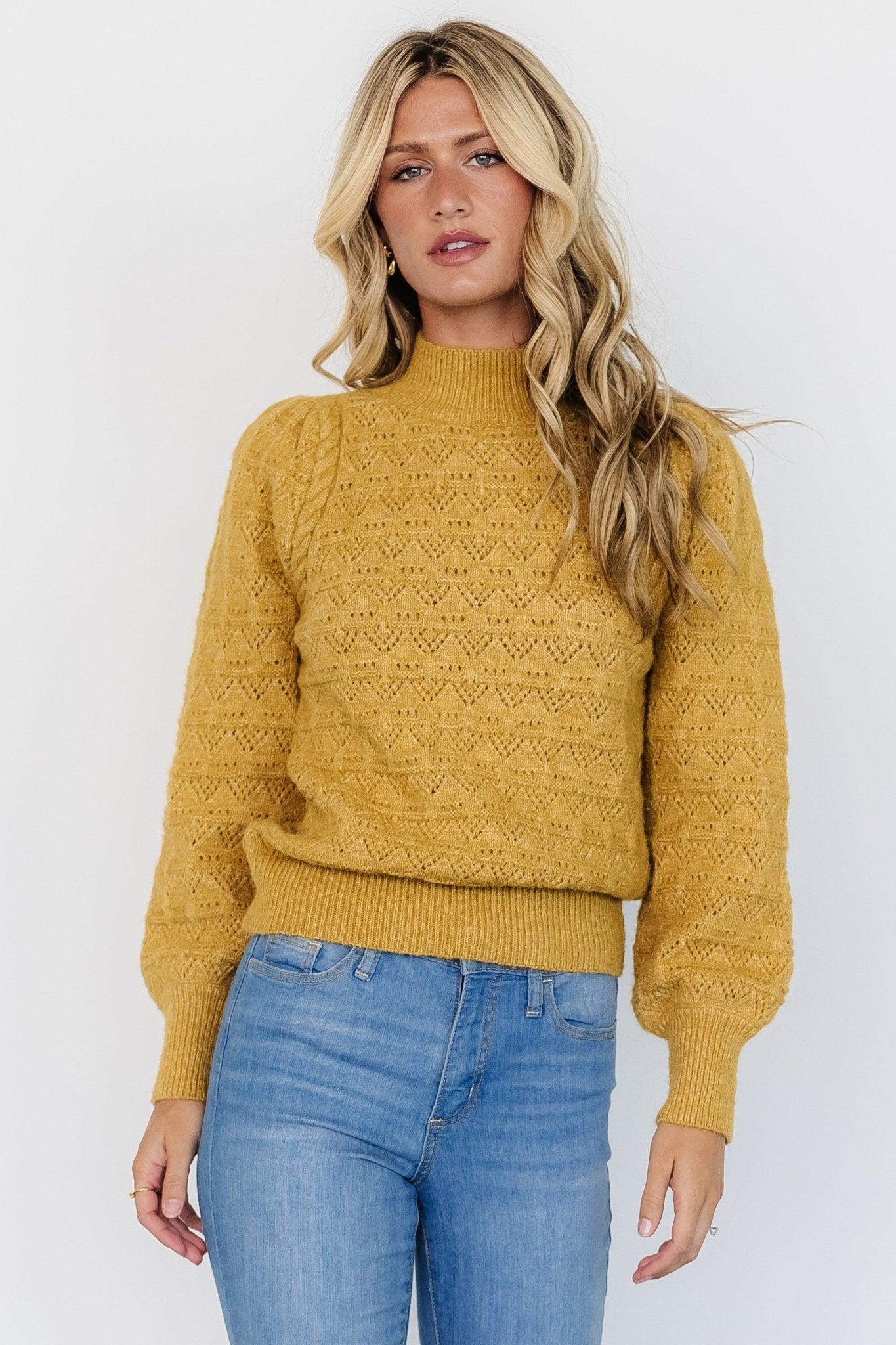 Grayson Sweater | Vintage Mustard - Baltic Born