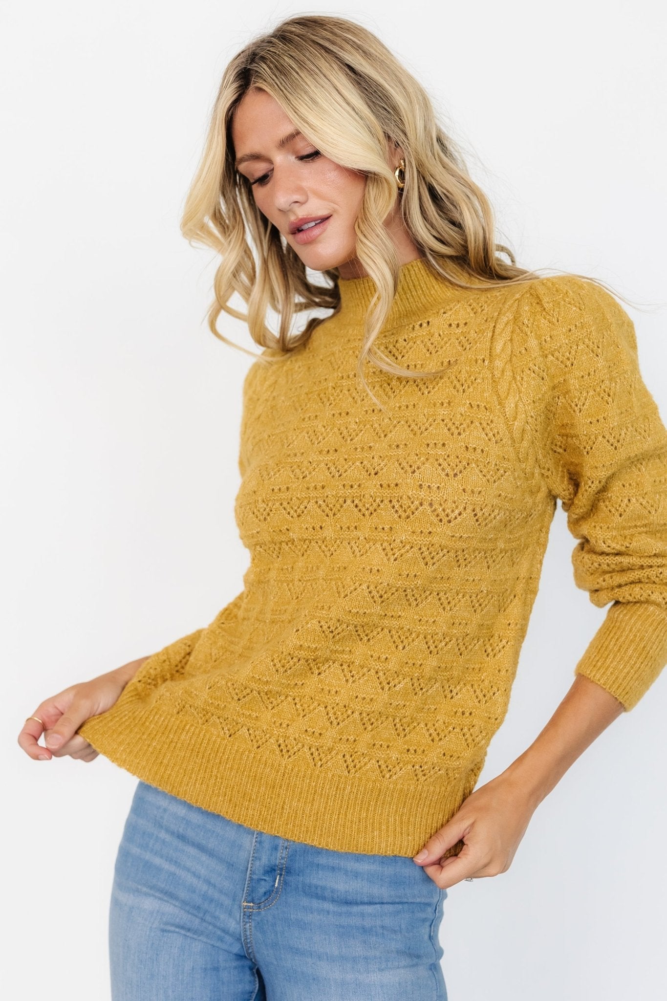 Grayson Sweater | Vintage Mustard - Baltic Born