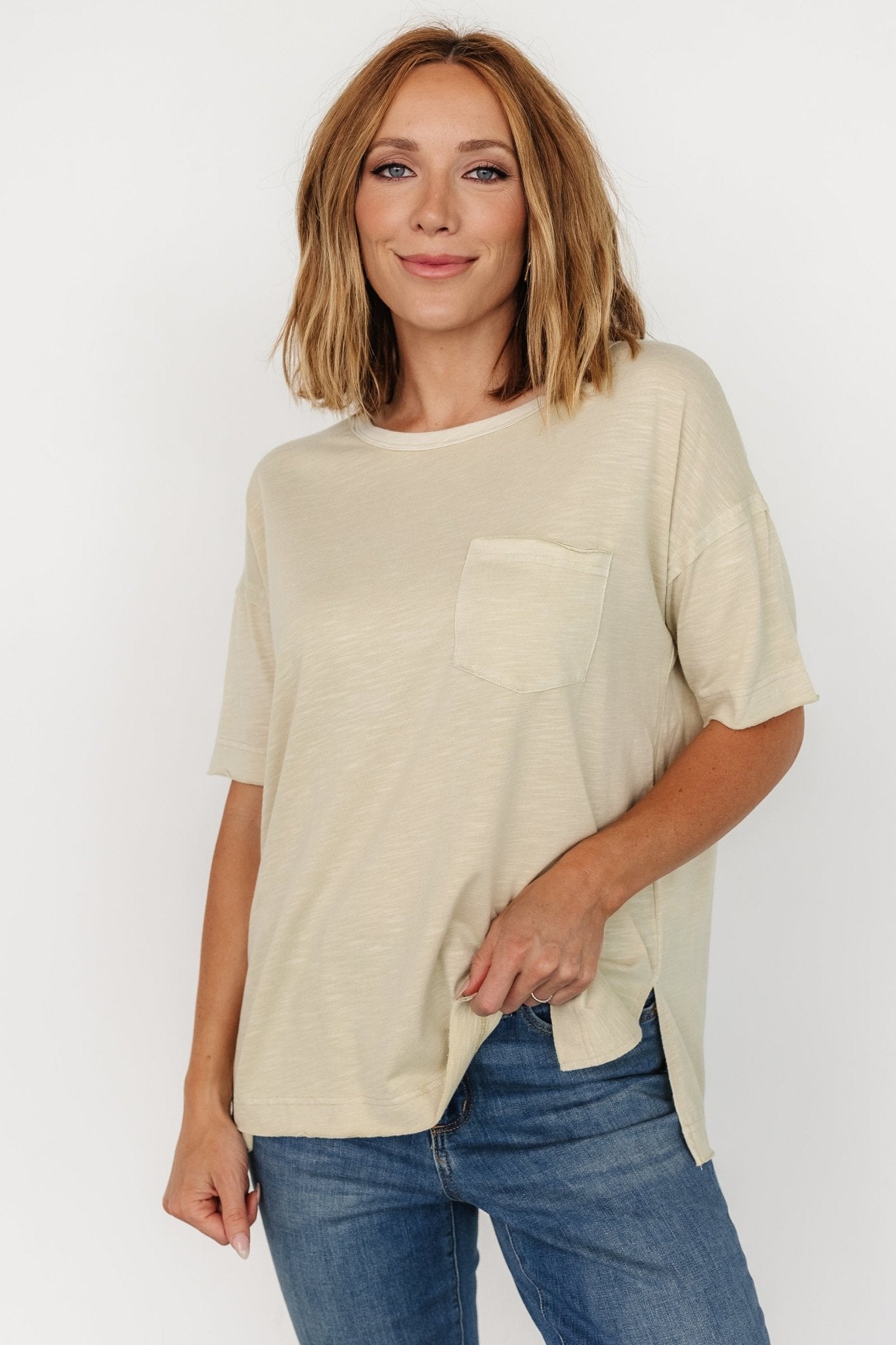 Hana Relaxed Tee | Pistachio - Baltic Born