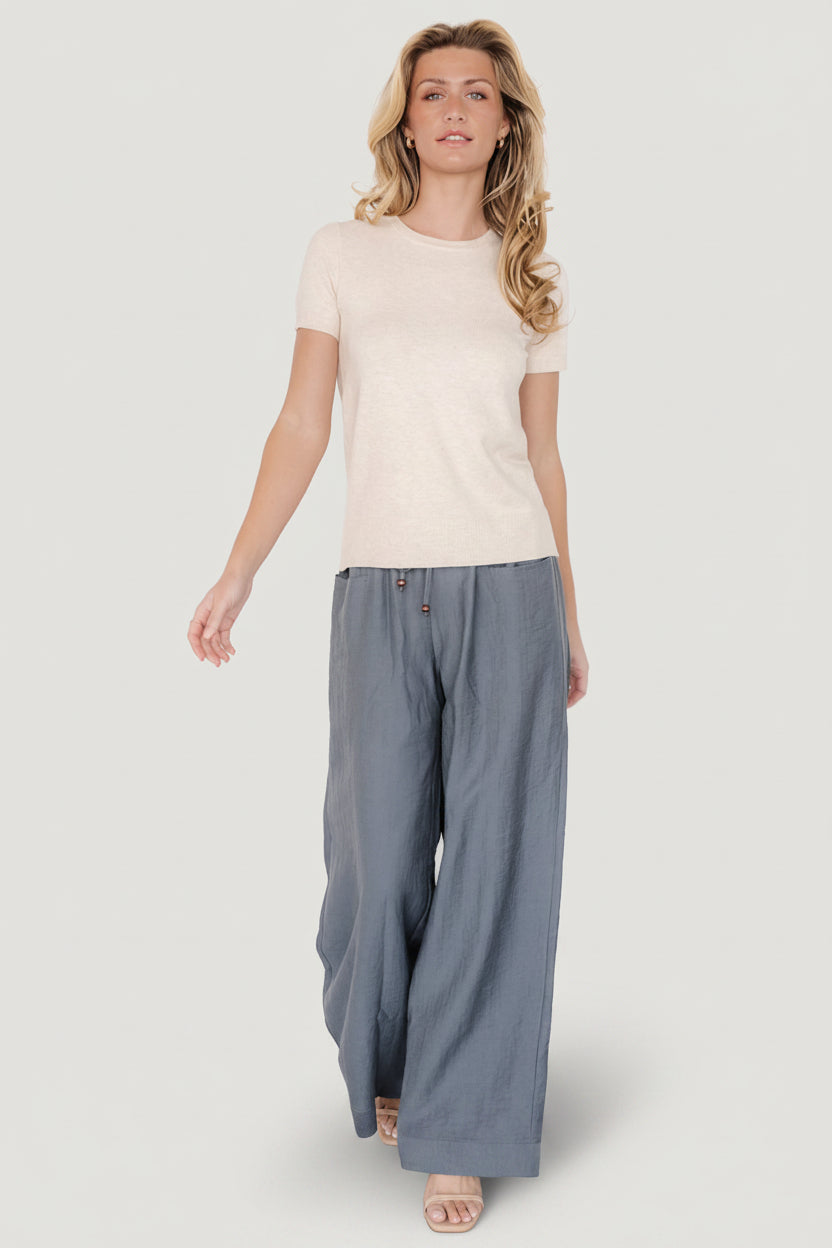 Hannah Knit Top | Oatmeal