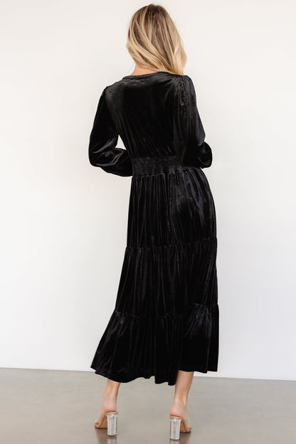 Harley Velvet Dress | Black - Baltic Born