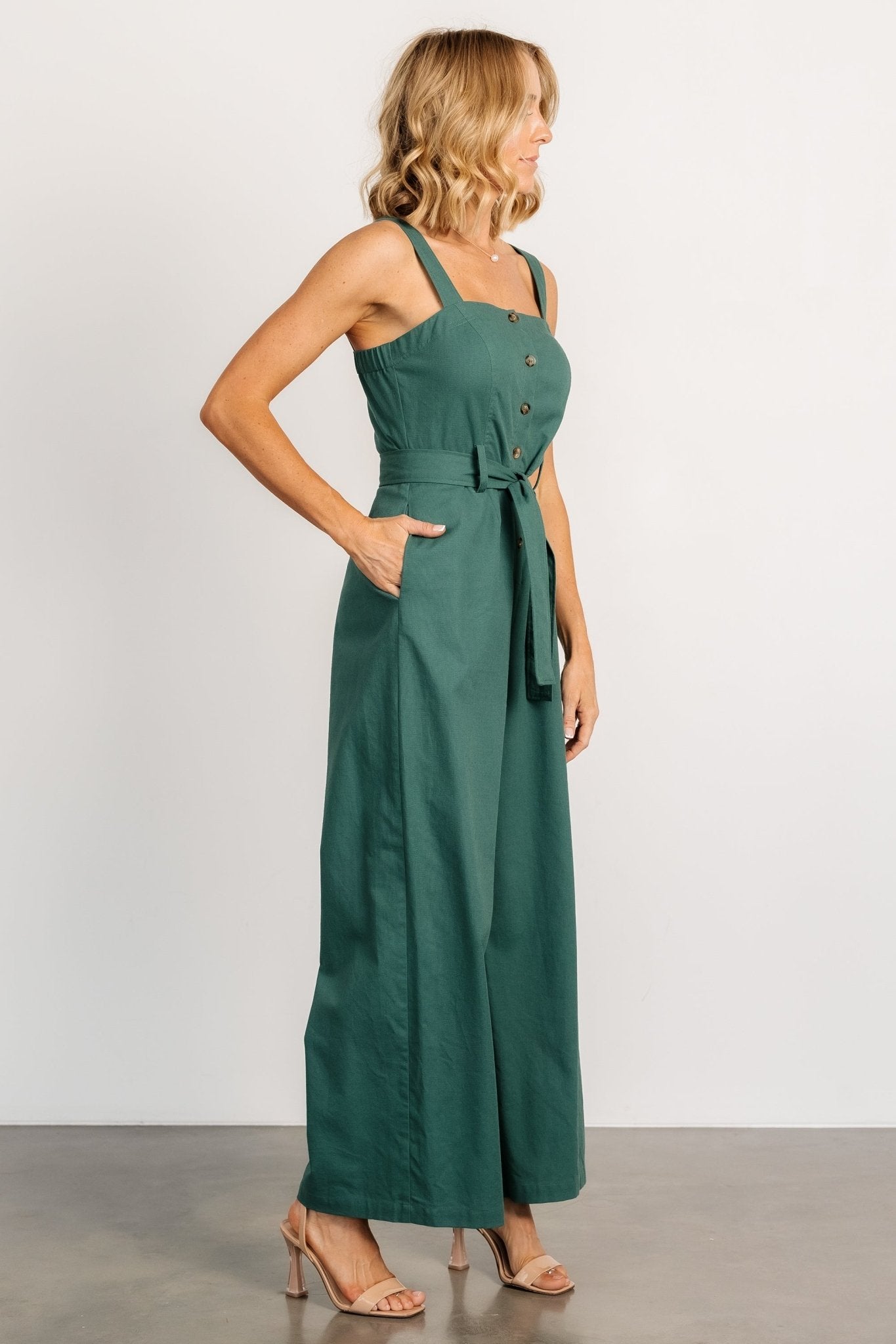 Hartford Jumpsuit | Green - Baltic Born