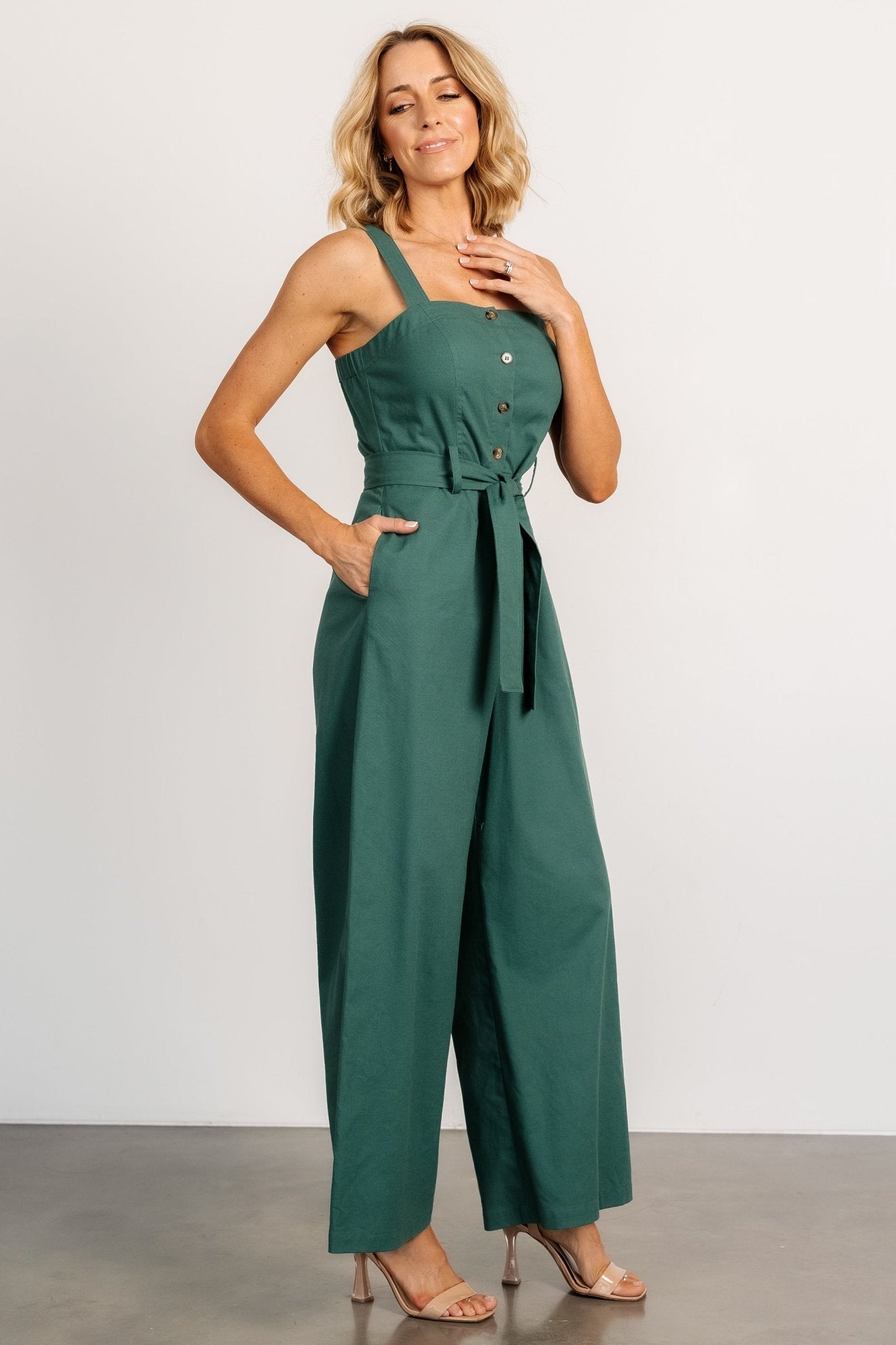 Hartford Jumpsuit | Green - Baltic Born