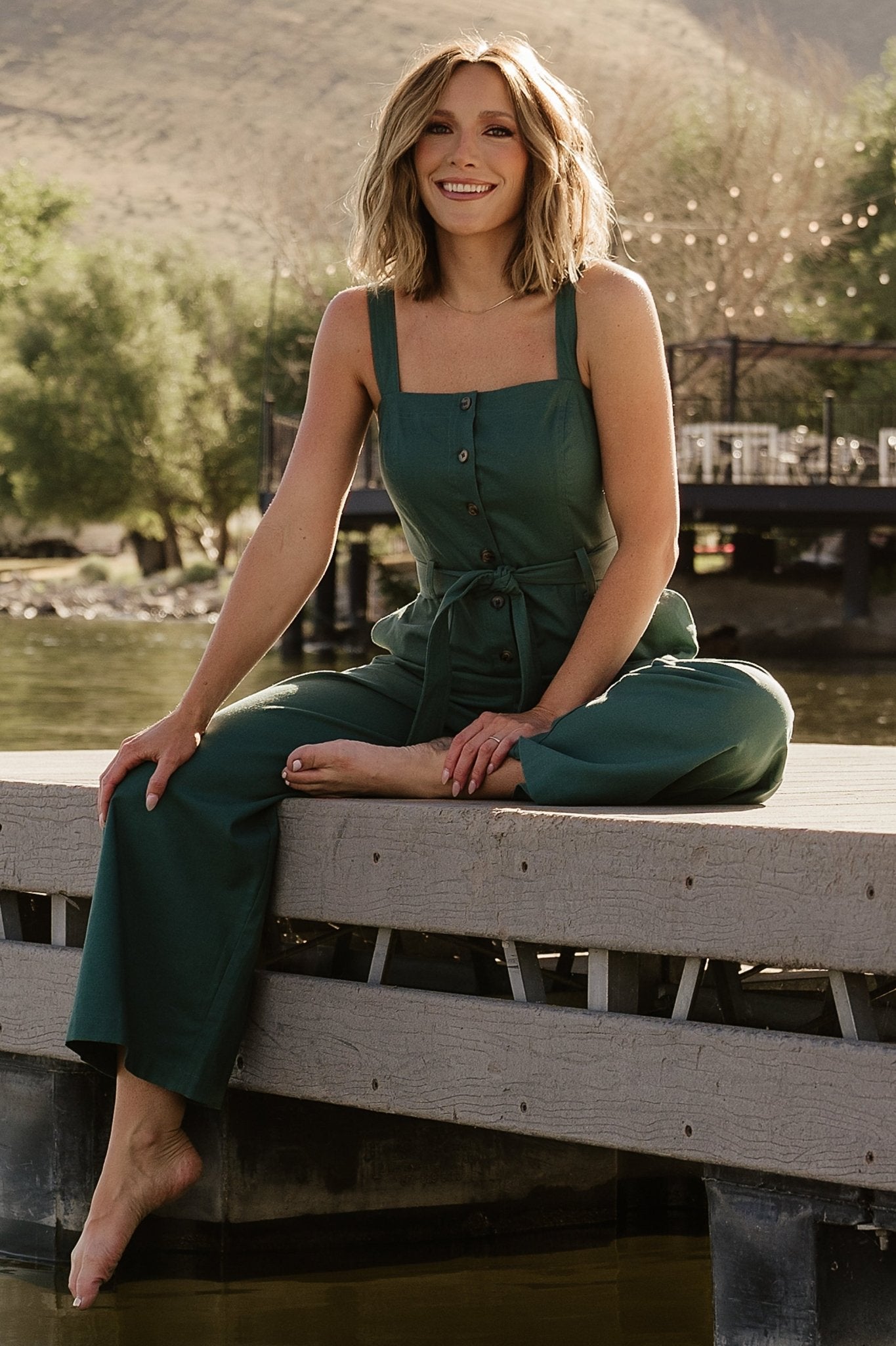 Hartford Jumpsuit | Green - Baltic Born