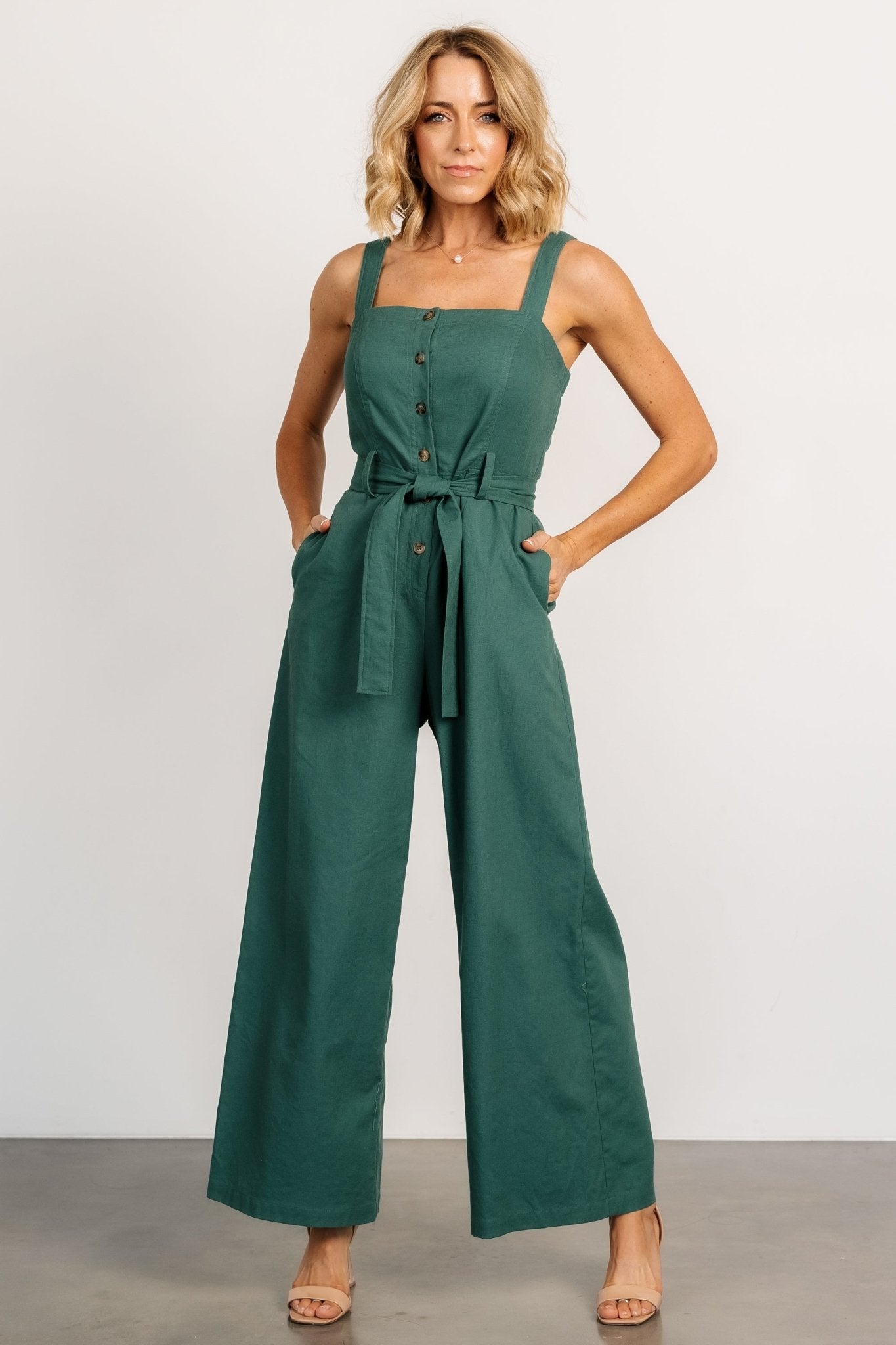 Hartford Jumpsuit | Green - Baltic Born