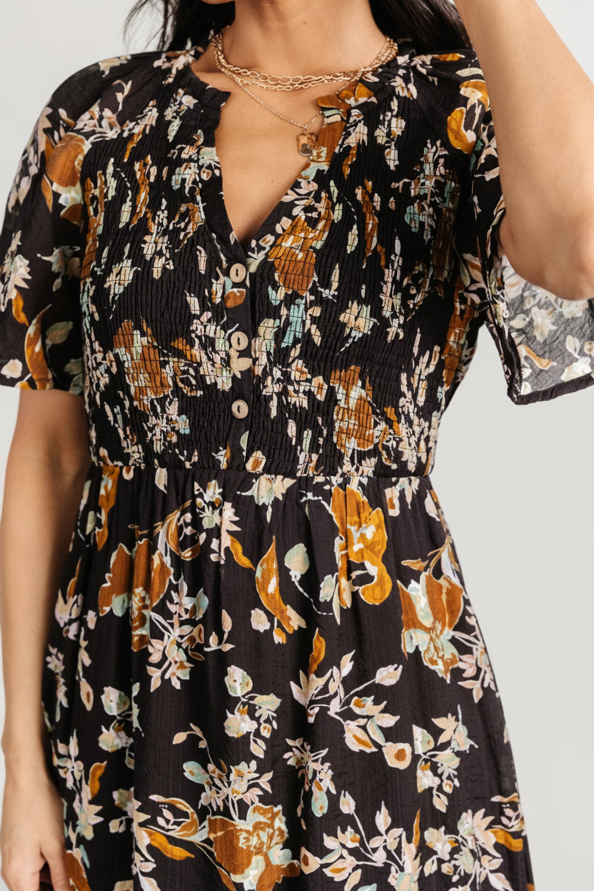 yellow black floral dress Miss Circle Silver Night Black Sequin Crepe Tuxedo Blazer Dress S