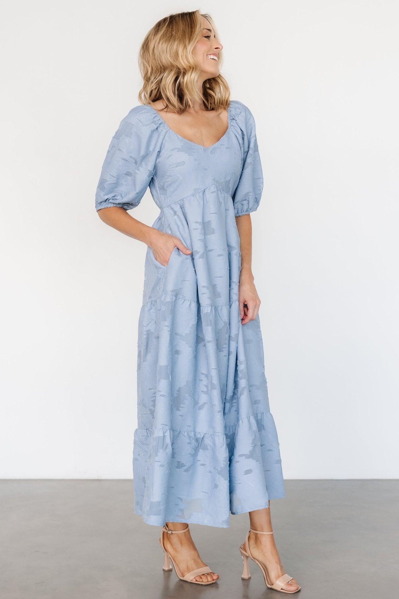 Hayward Dress | Dusty Blue - Baltic Born