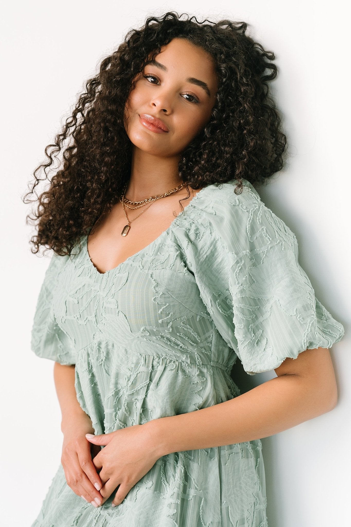 slim fit dress slacks Sage Green Off-The-Shoulder Beaded Appliques A-Line Mini Dress Sage Green / 12 main image 1