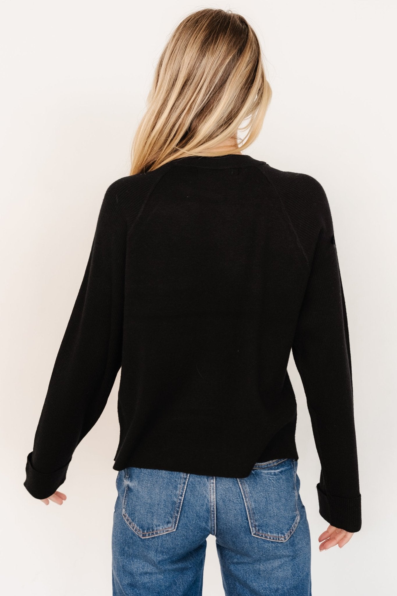 Helena Knit Sweater | Black - Baltic Born